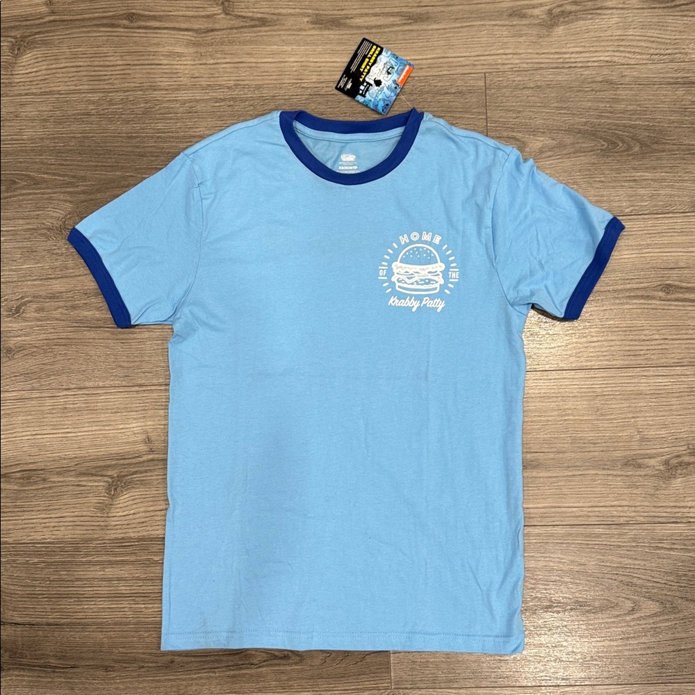 CultureFly Sponge Bob Square Pants Fresh Off The Grill Tee Mens Size Extra Small